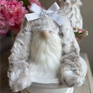 🐰Fluffy Floppy Ear Easter Bunny Gnome, Easter Decoration